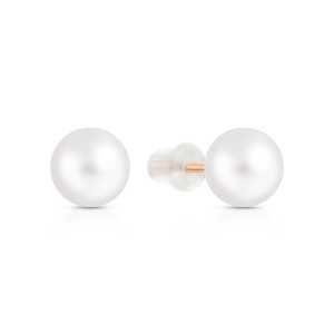 Золотые серьги с жемчугом