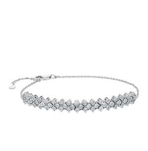 Золотой браслет с бриллиантами природными