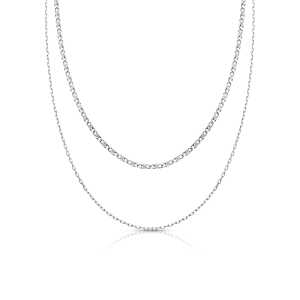 Колье из серебра